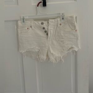 Free people good vibrations cutoff shorts